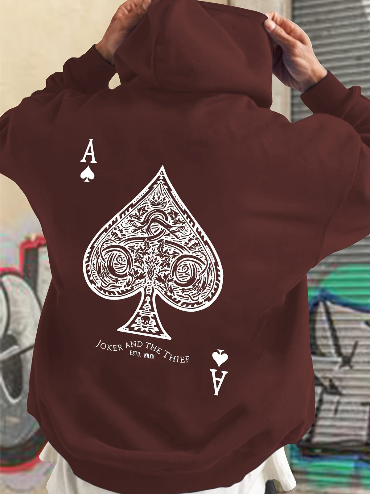 Geometric Pullover Hoodie