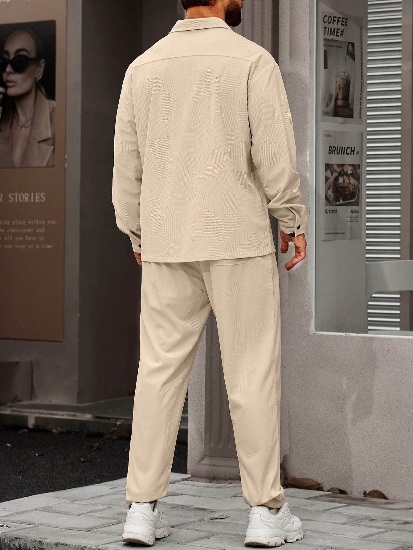 Men's Beige Suit
