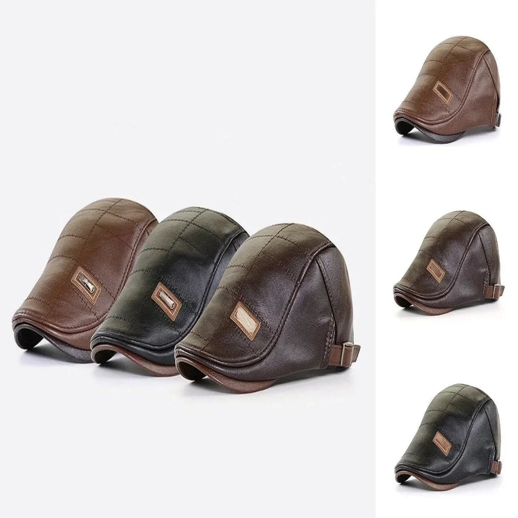 FlatCap Leather Beret
