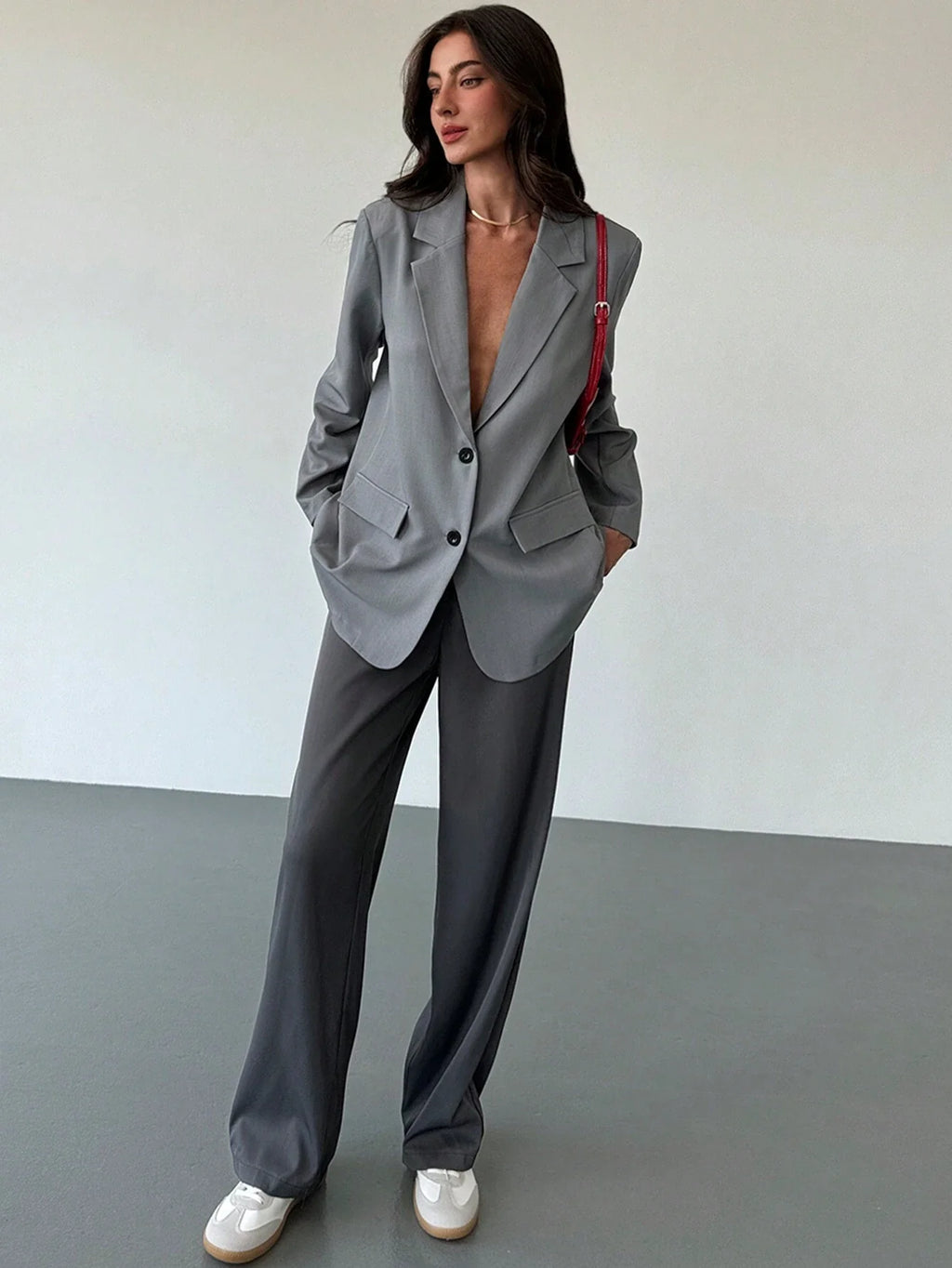 Oversized Women's Suit