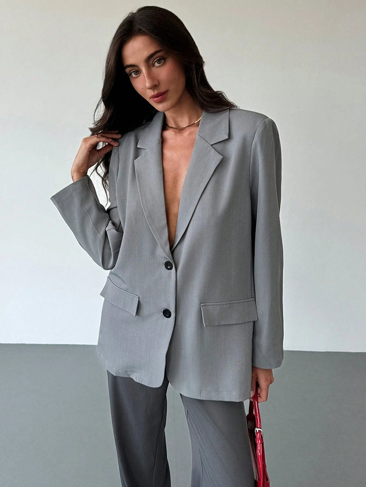 Oversized Women's Suit