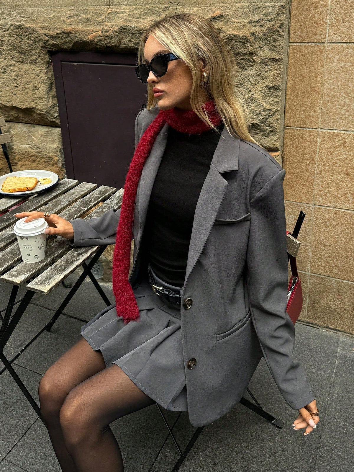 Oversized Women's Suit