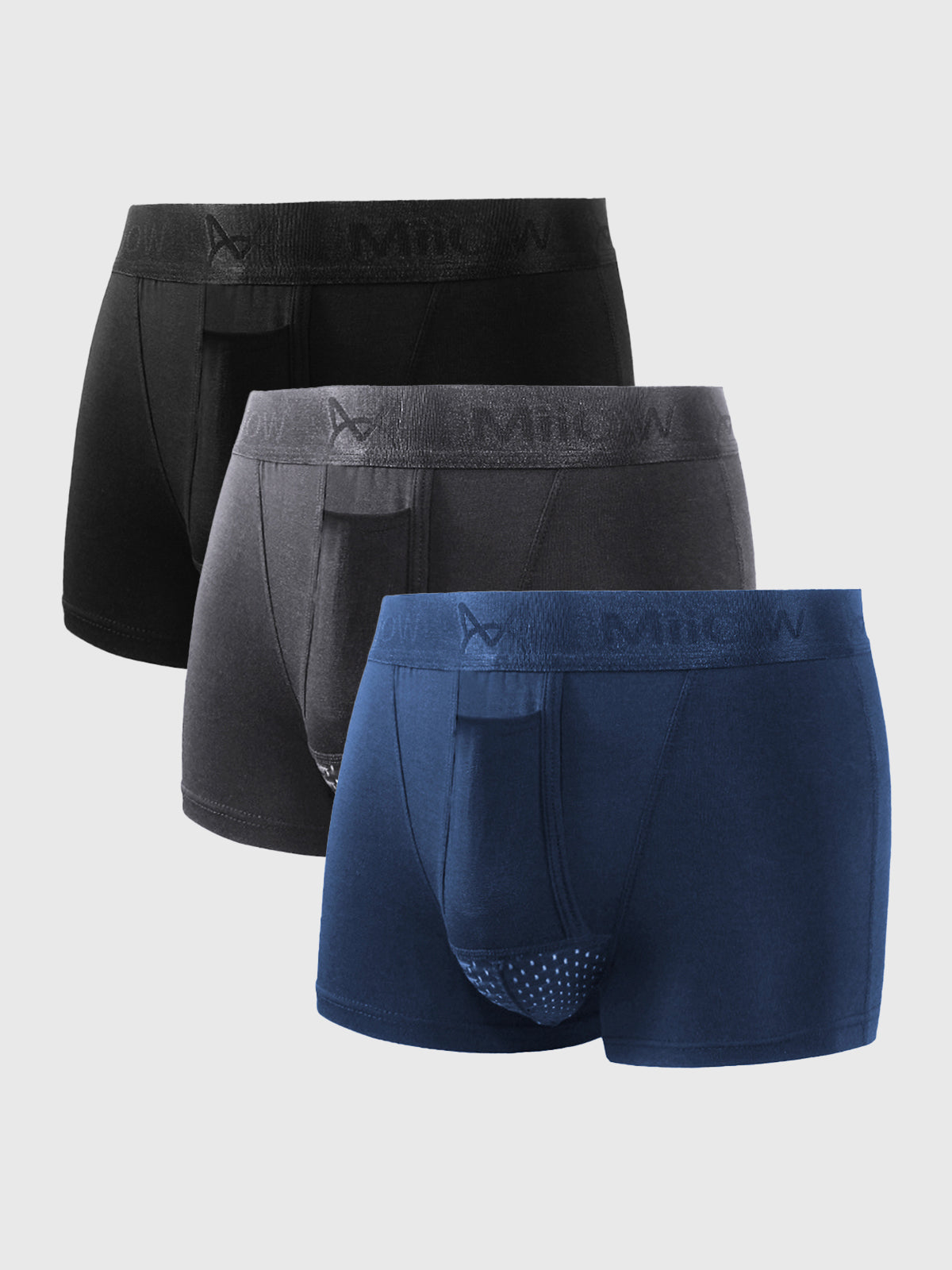3 Pack Men's Boxer Briefs