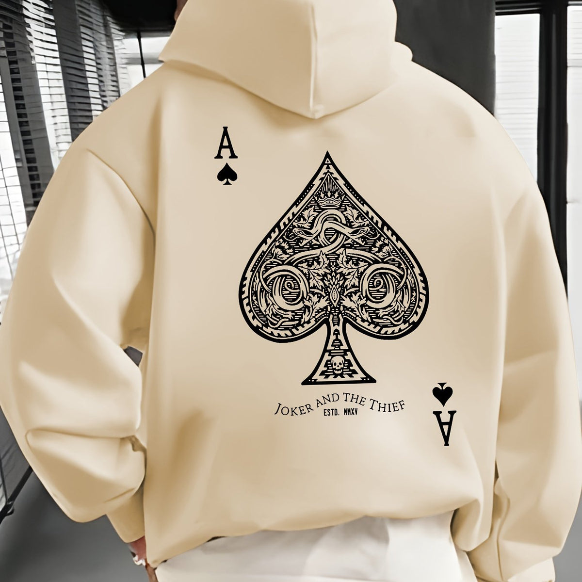 Geometric Pullover Hoodie