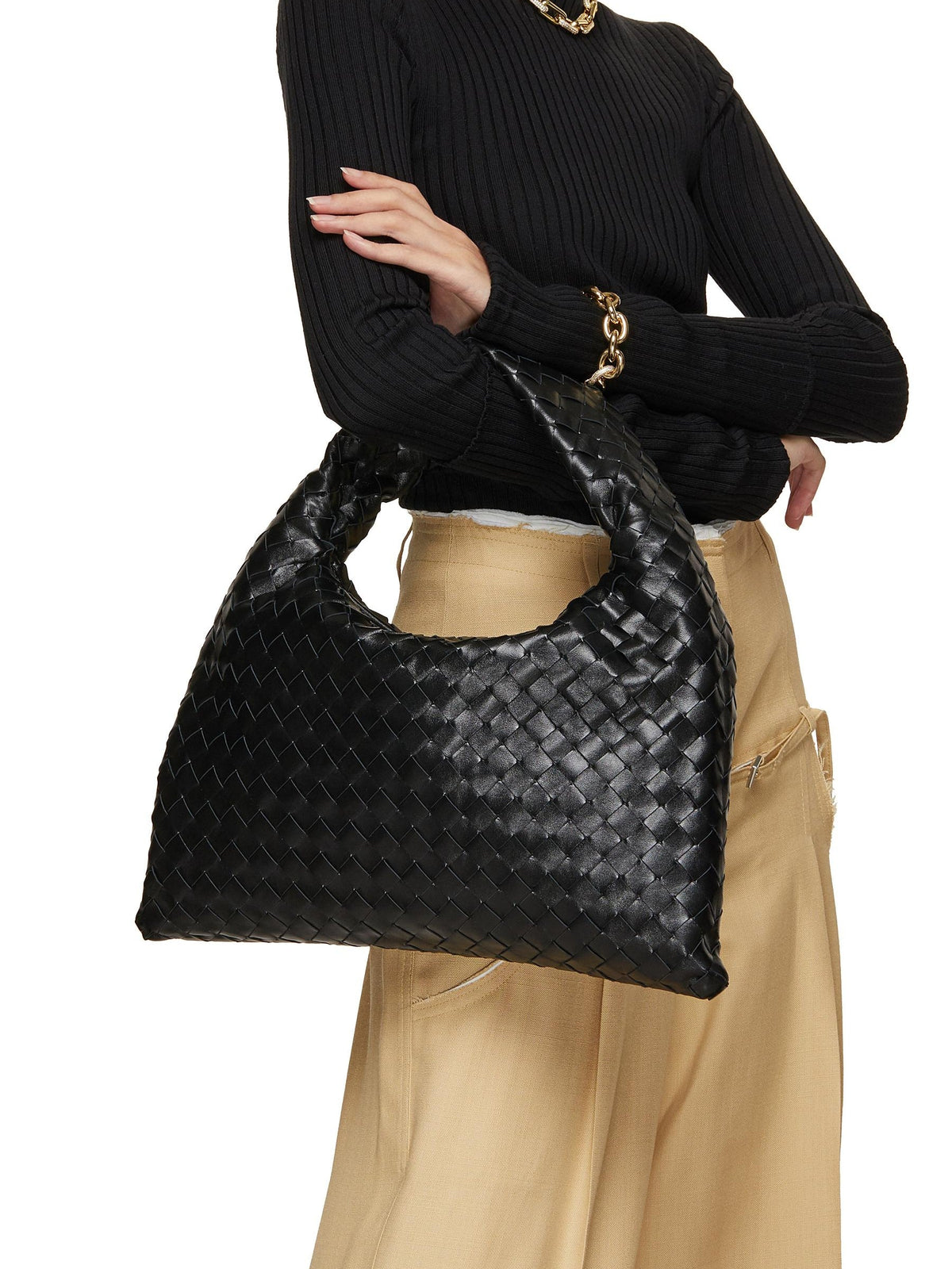 Vegan Leather Shoulder Bag