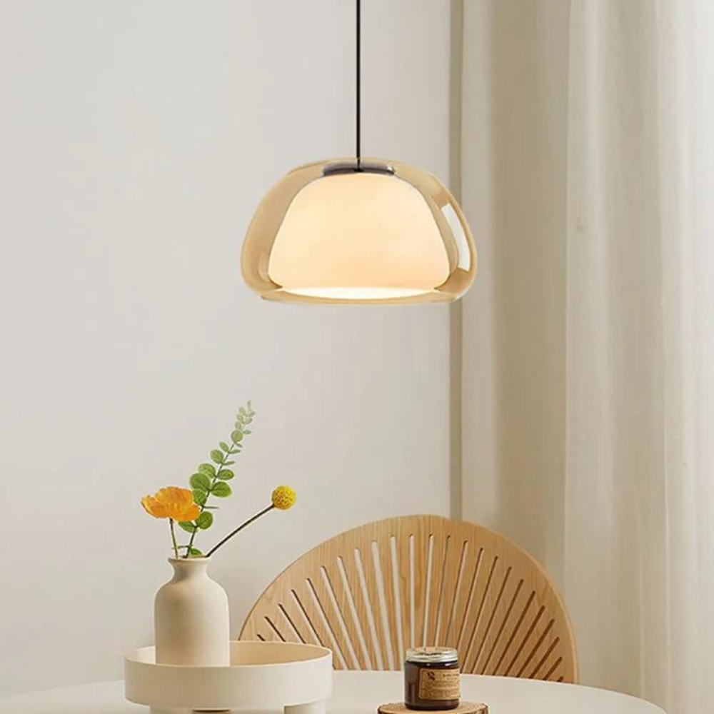 Adjustable Glass Pendant Light
