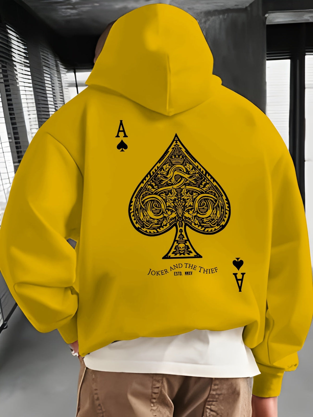 Geometric Pullover Hoodie