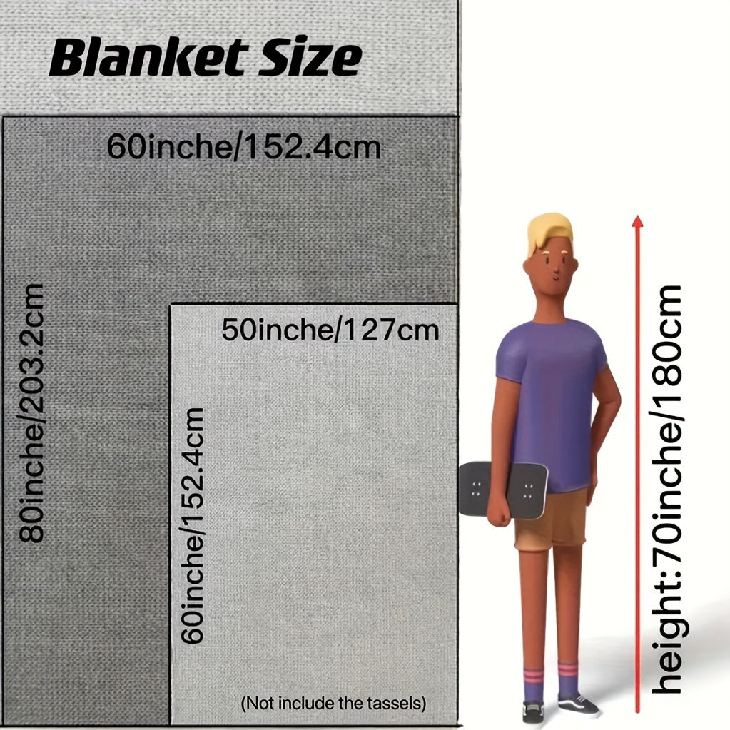 Knitted Throw Blanket