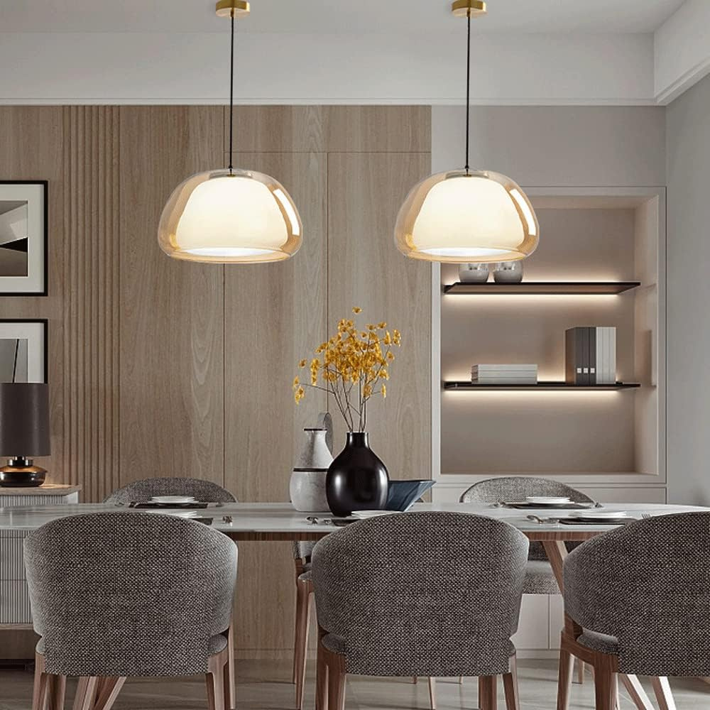 Adjustable Glass Pendant Light