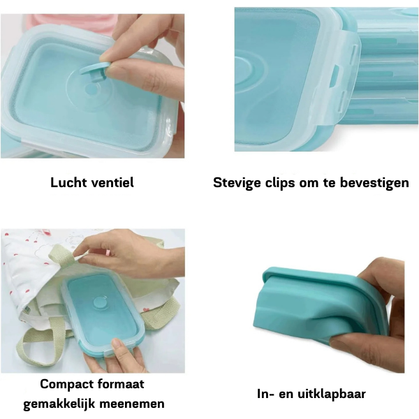FLOX Silicone Containers