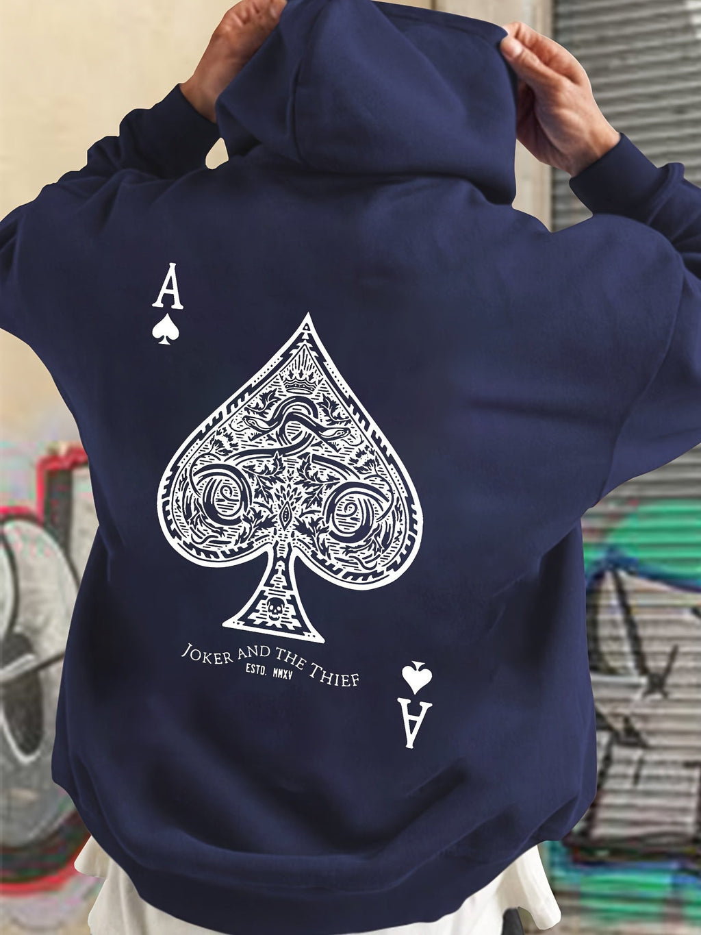 Geometric Pullover Hoodie