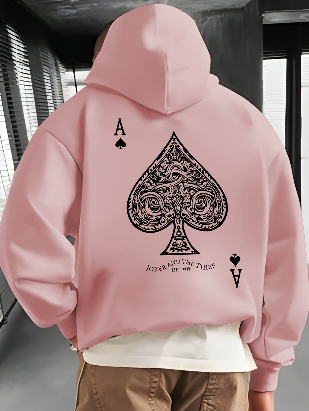 Geometric Pullover Hoodie