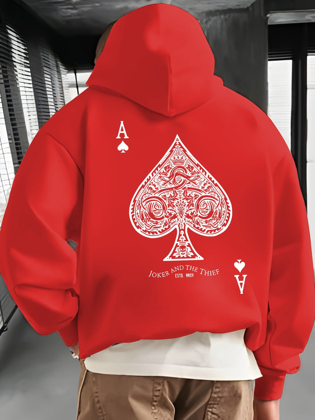 Geometric Pullover Hoodie