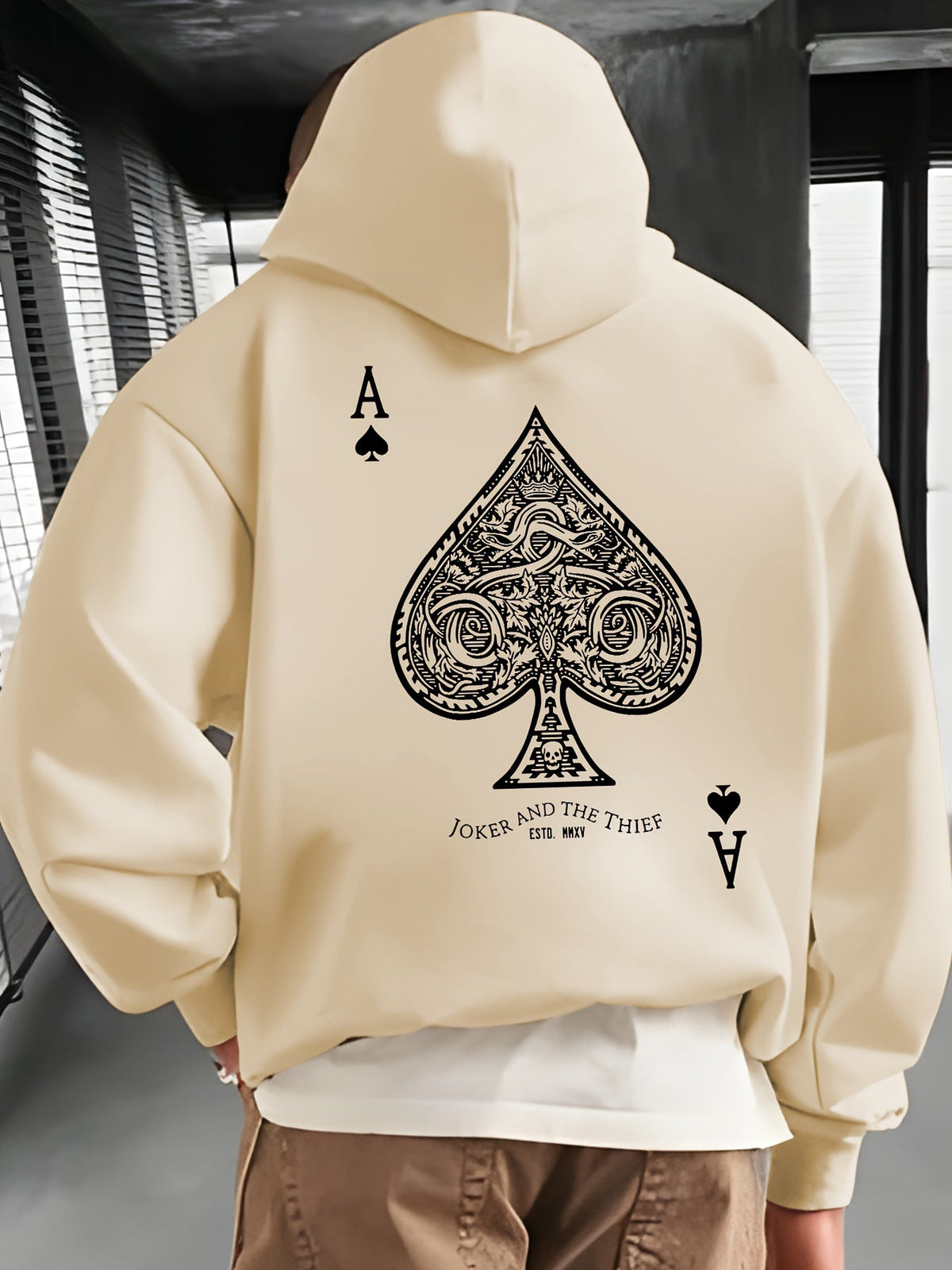 Geometric Pullover Hoodie