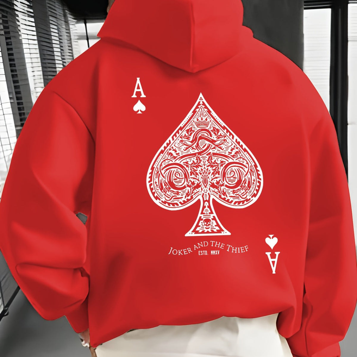 Geometric Pullover Hoodie