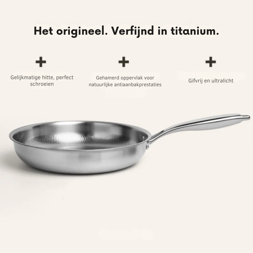 Titanium Hammered Pan