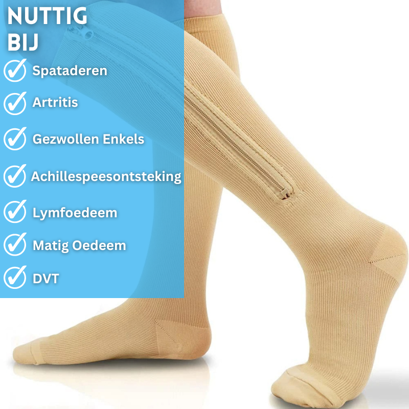 Zip Compression Socks