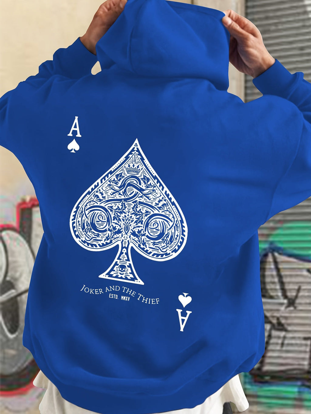 Geometric Pullover Hoodie