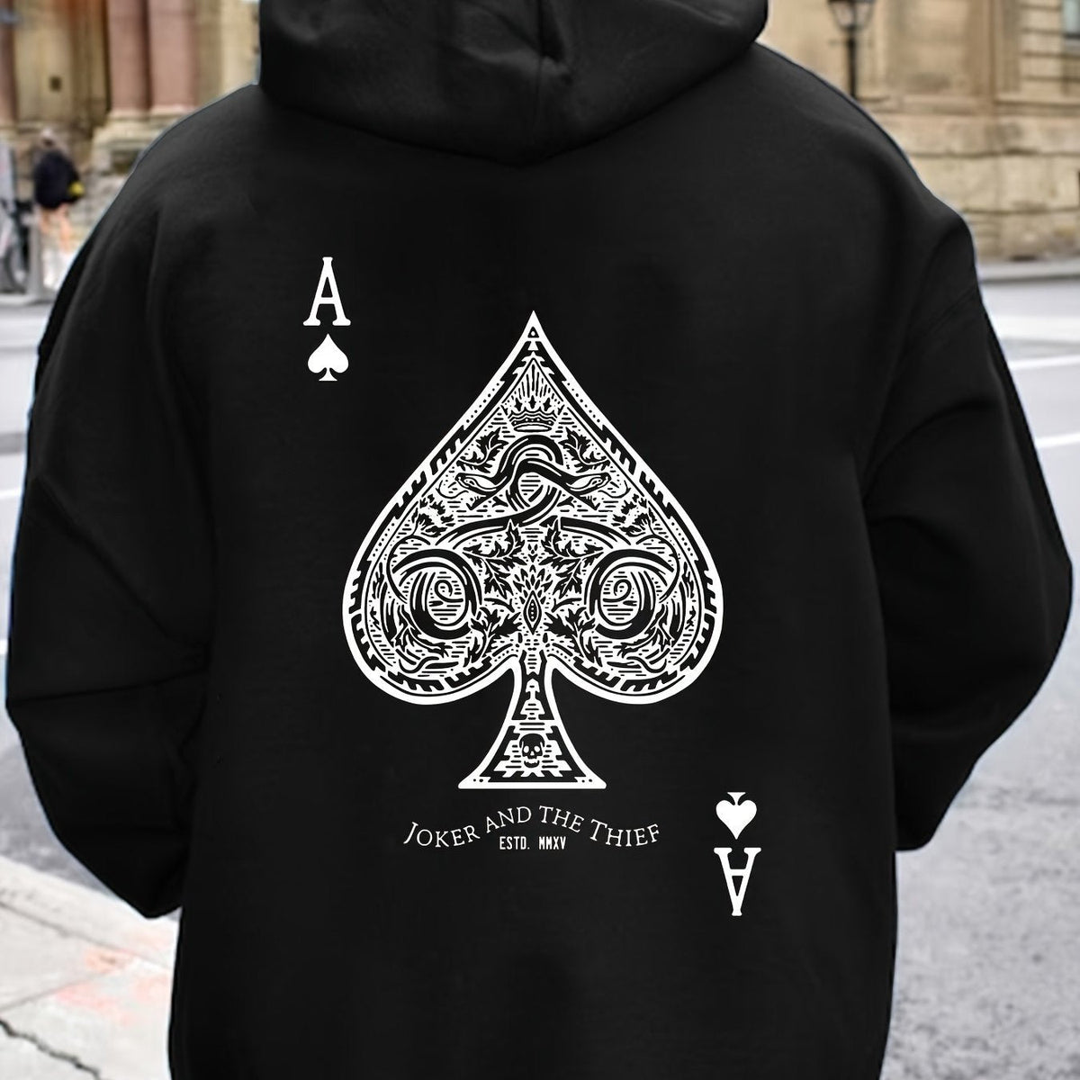 Geometric Pullover Hoodie