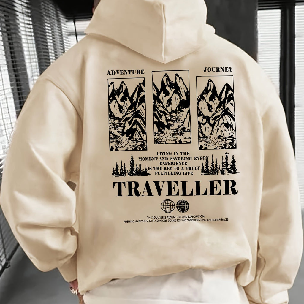 Mountain Scene Men's Hoodie