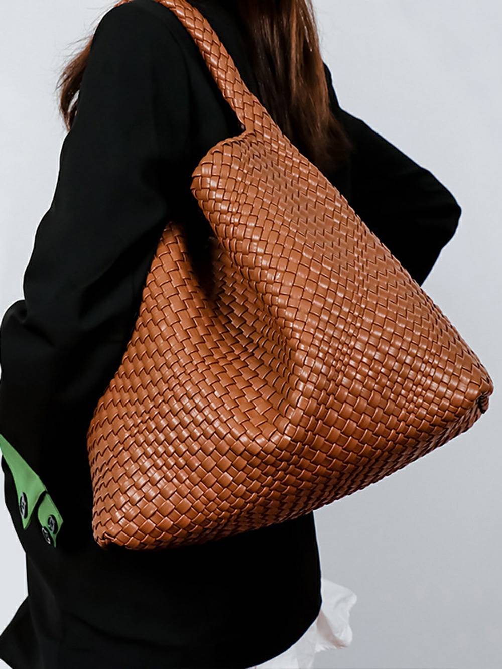 Vegan Leather Shoulder Bag