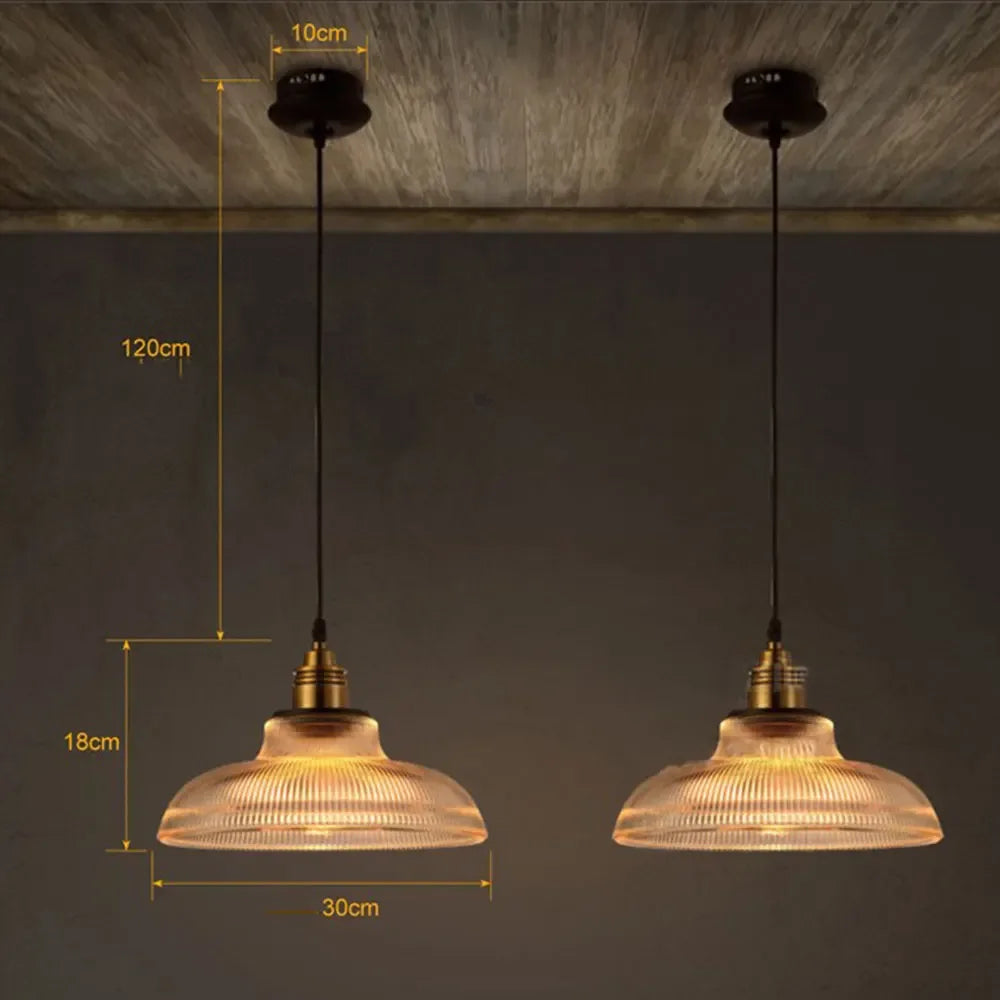 LumiVibe Glass Pendant Lights