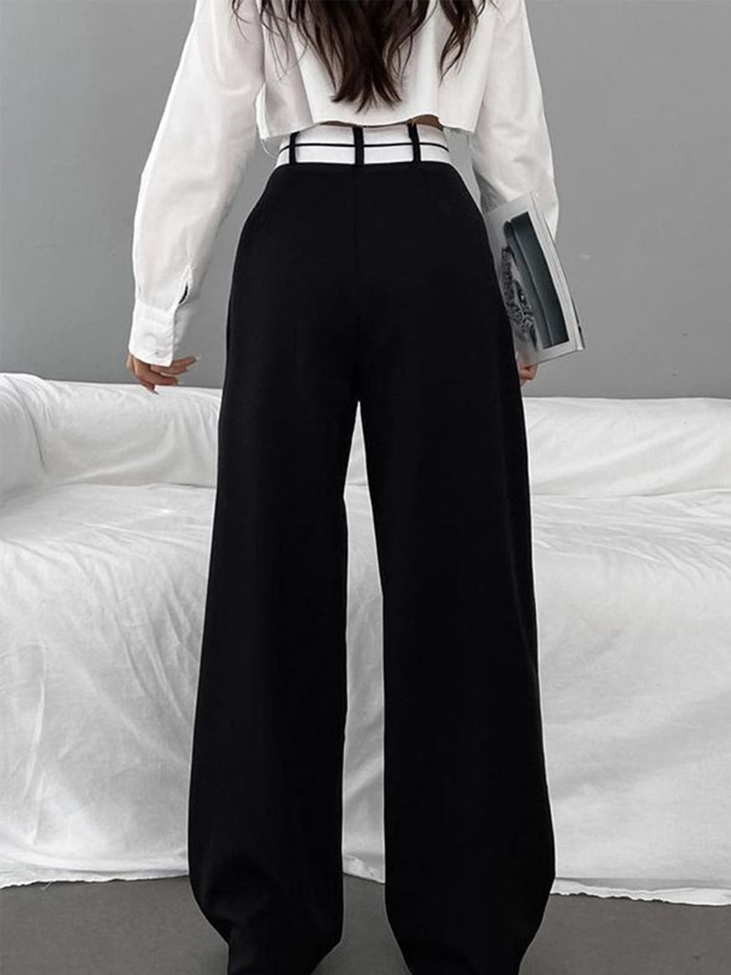 Asymmetric Dress Trousers