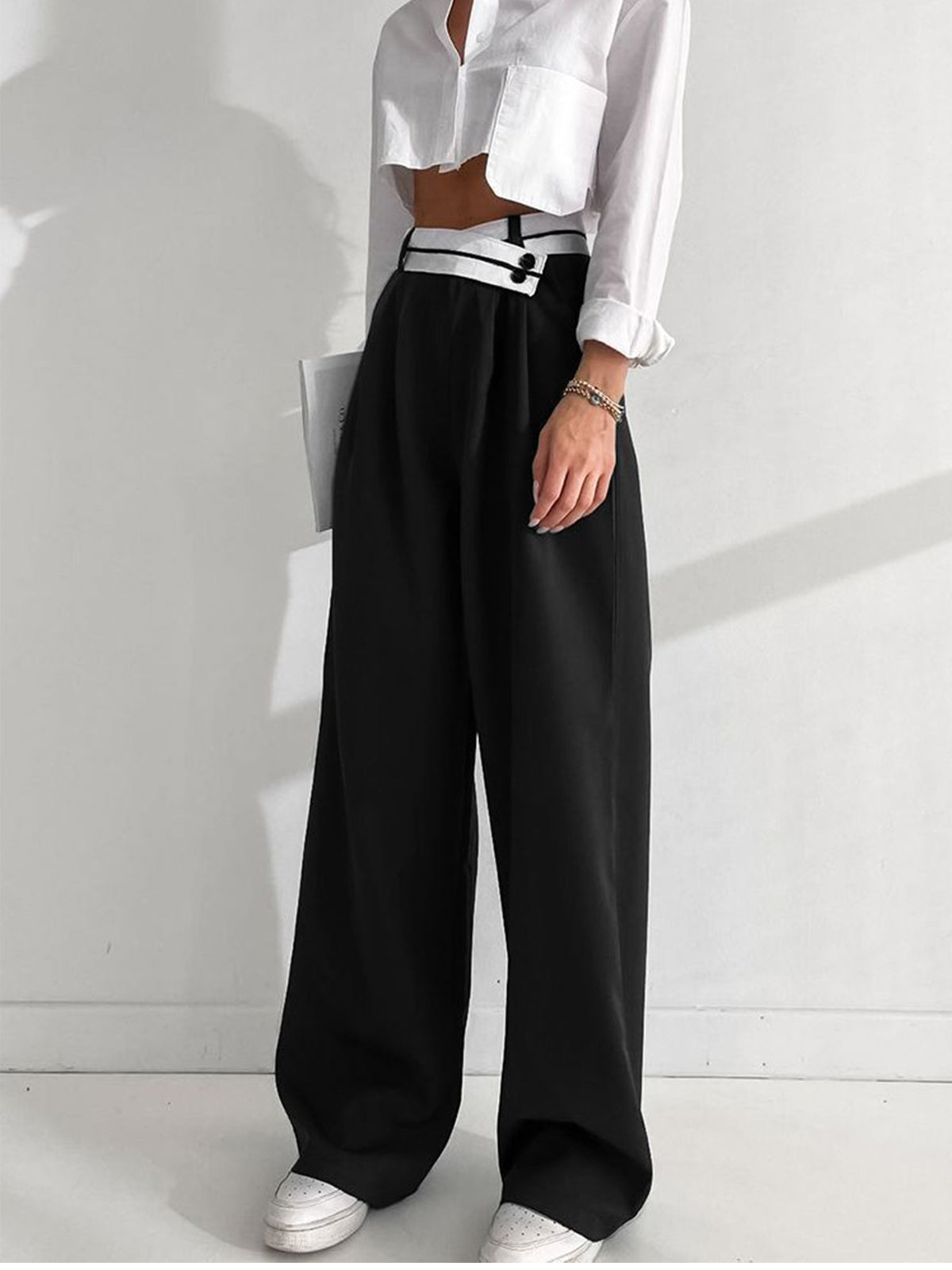 Asymmetric Dress Trousers