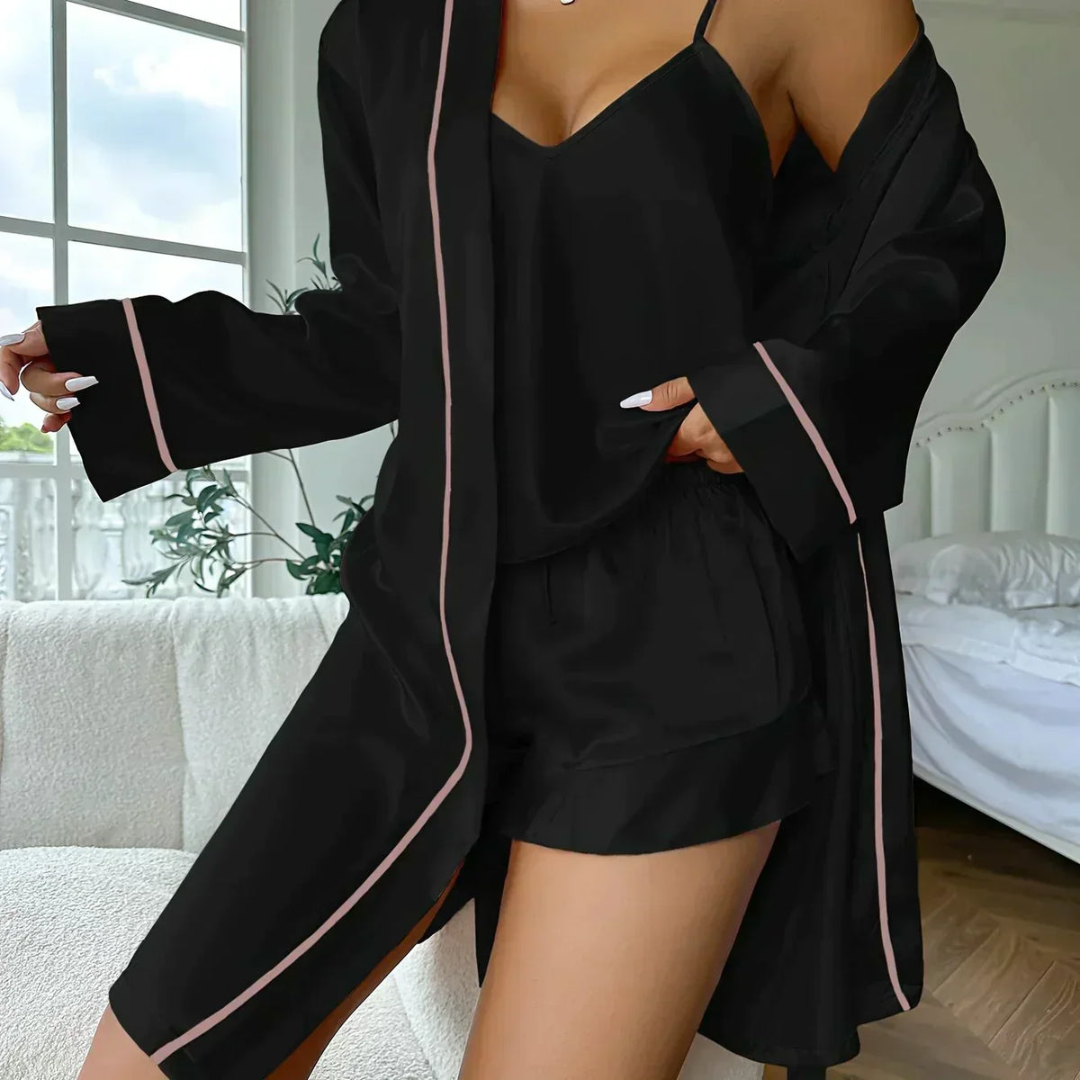 ELARA Silk Pyjama Set