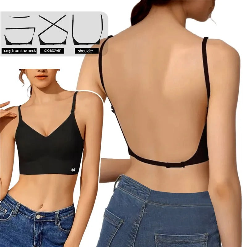 Ava Backless Push Up Bra