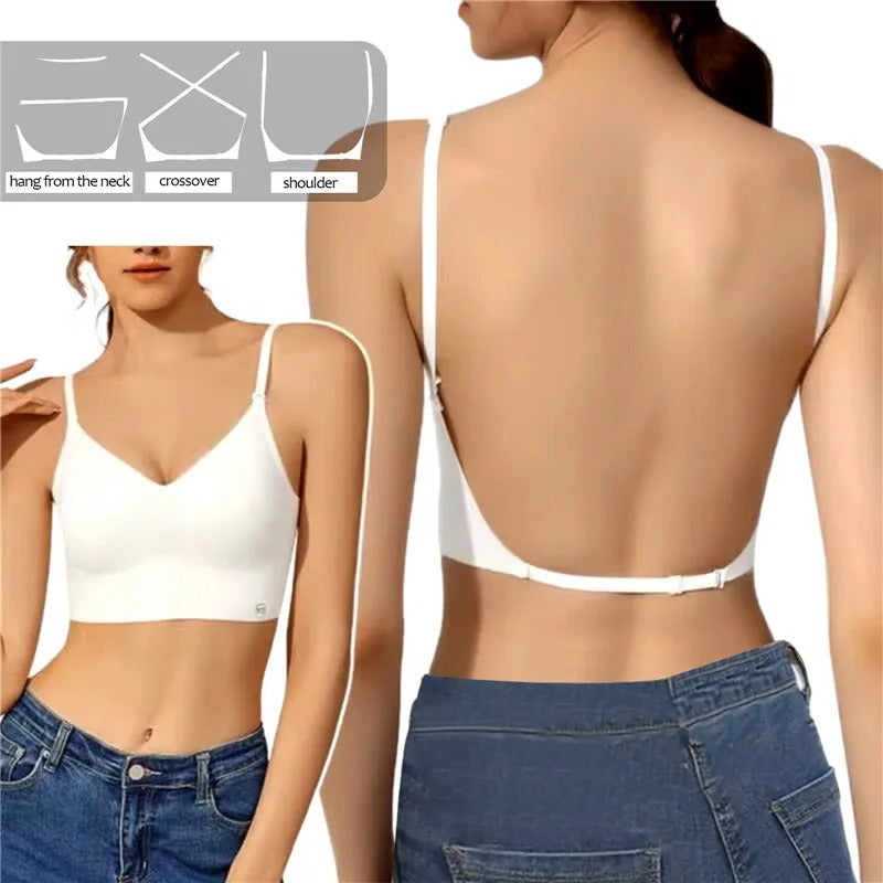 Ava Backless Push Up Bra