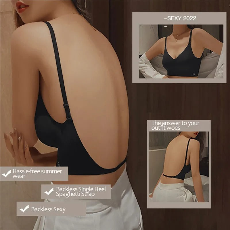 Ava Backless Push Up Bra