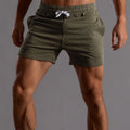 Quick-Dry Ribbed Swim Shorts