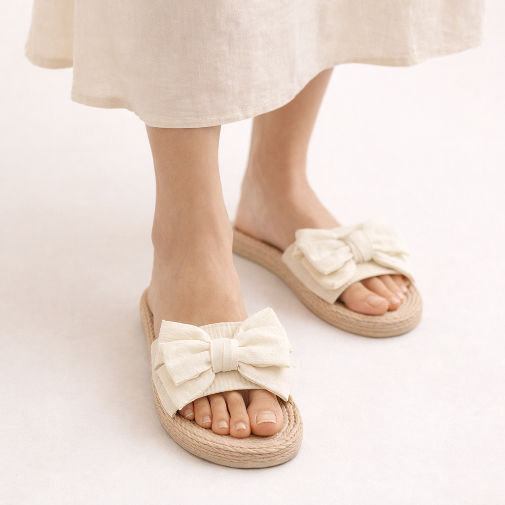 Veloura Bow Sandals