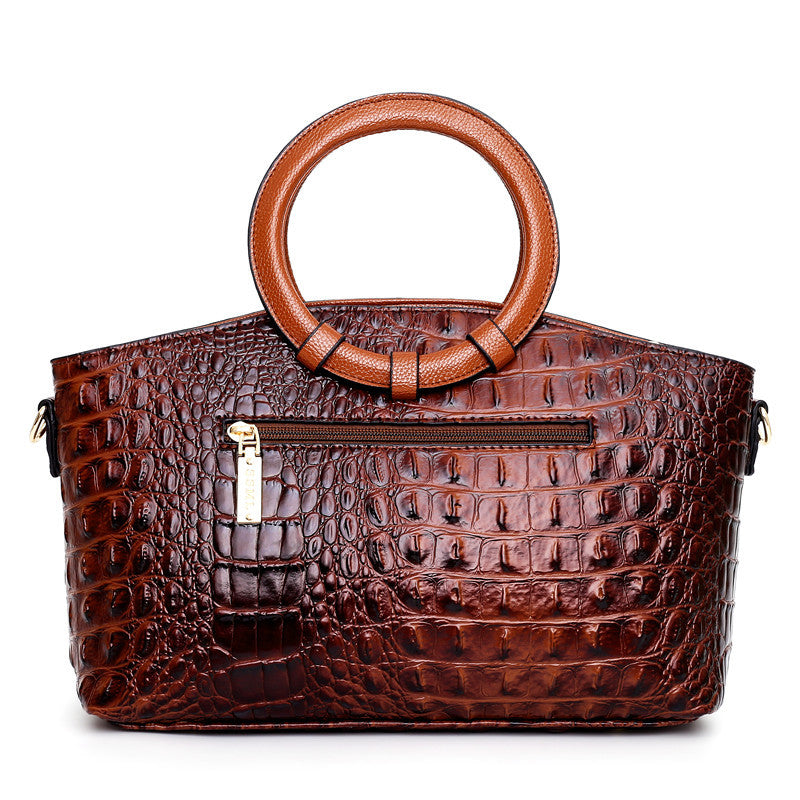 Crocodile Leather Handbag