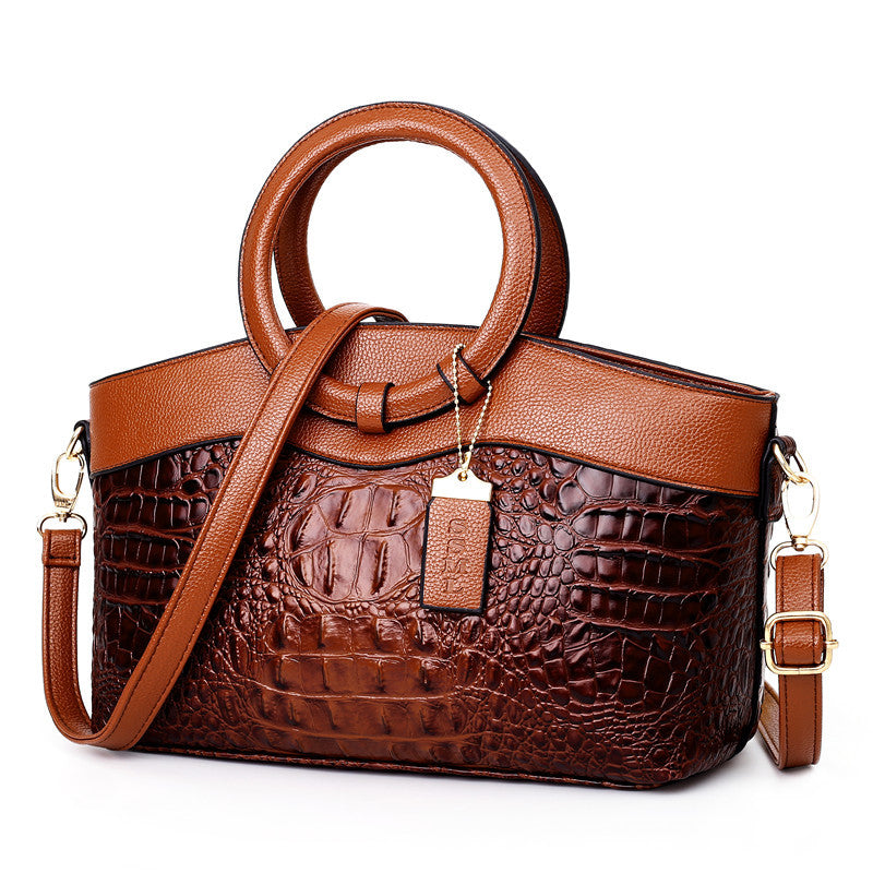 Crocodile Leather Handbag