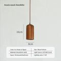 NordicGlow Wooden Pendant Light