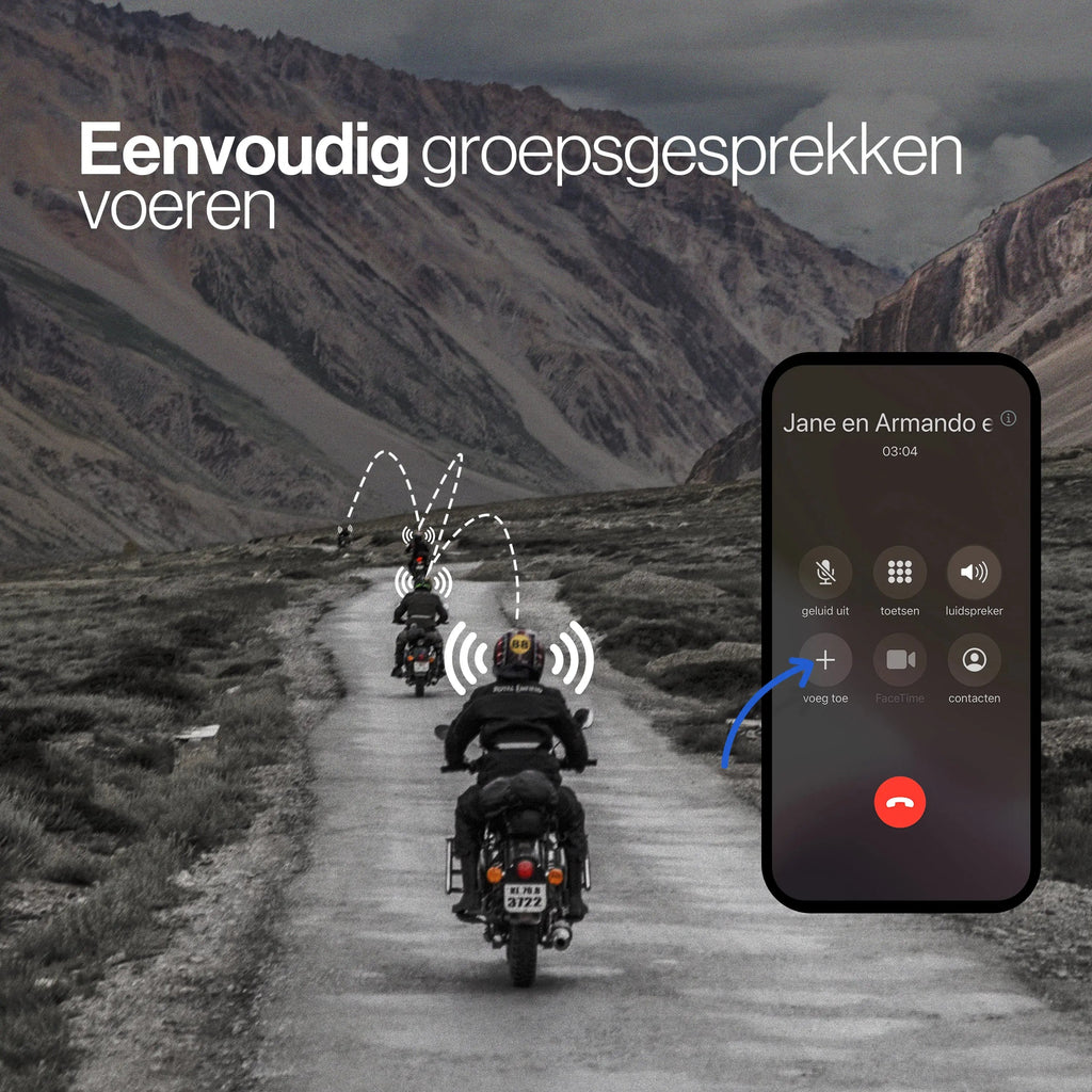 Bonuze Motorcycle Helmet Headset