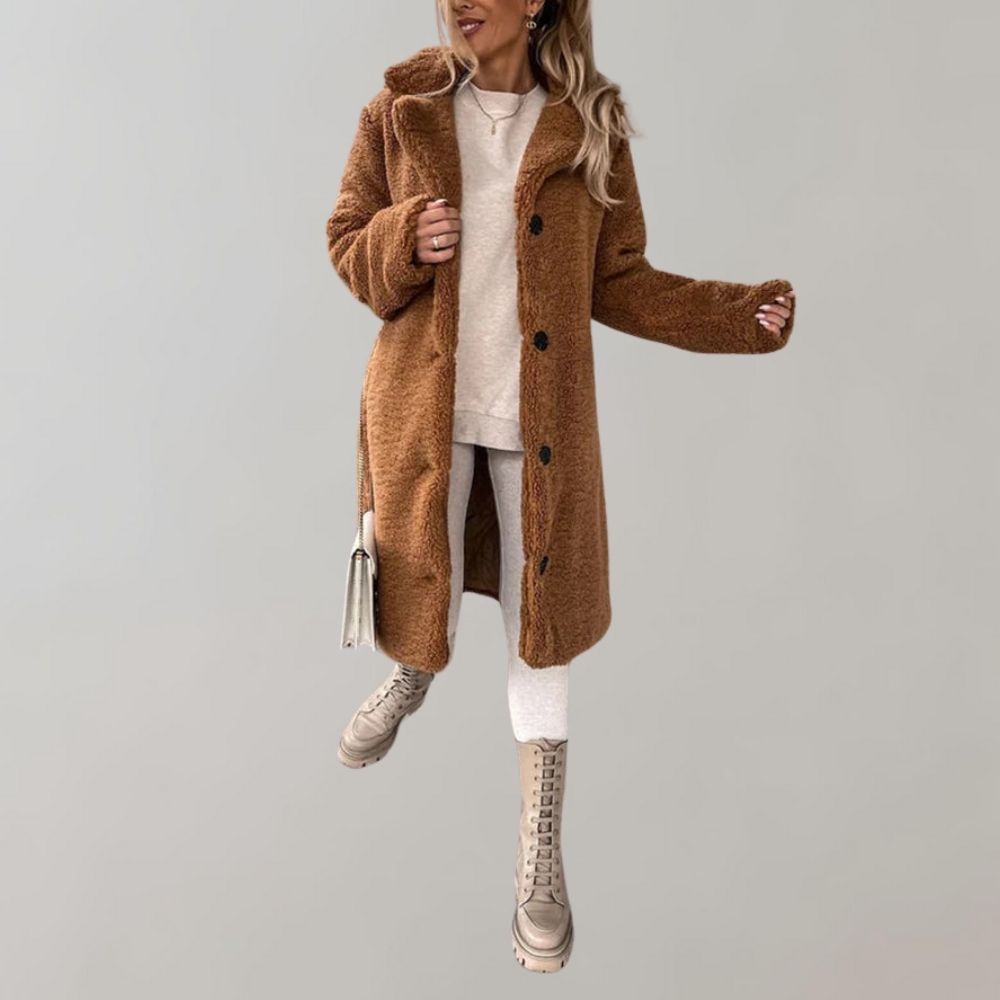 Beige Teddy Coat