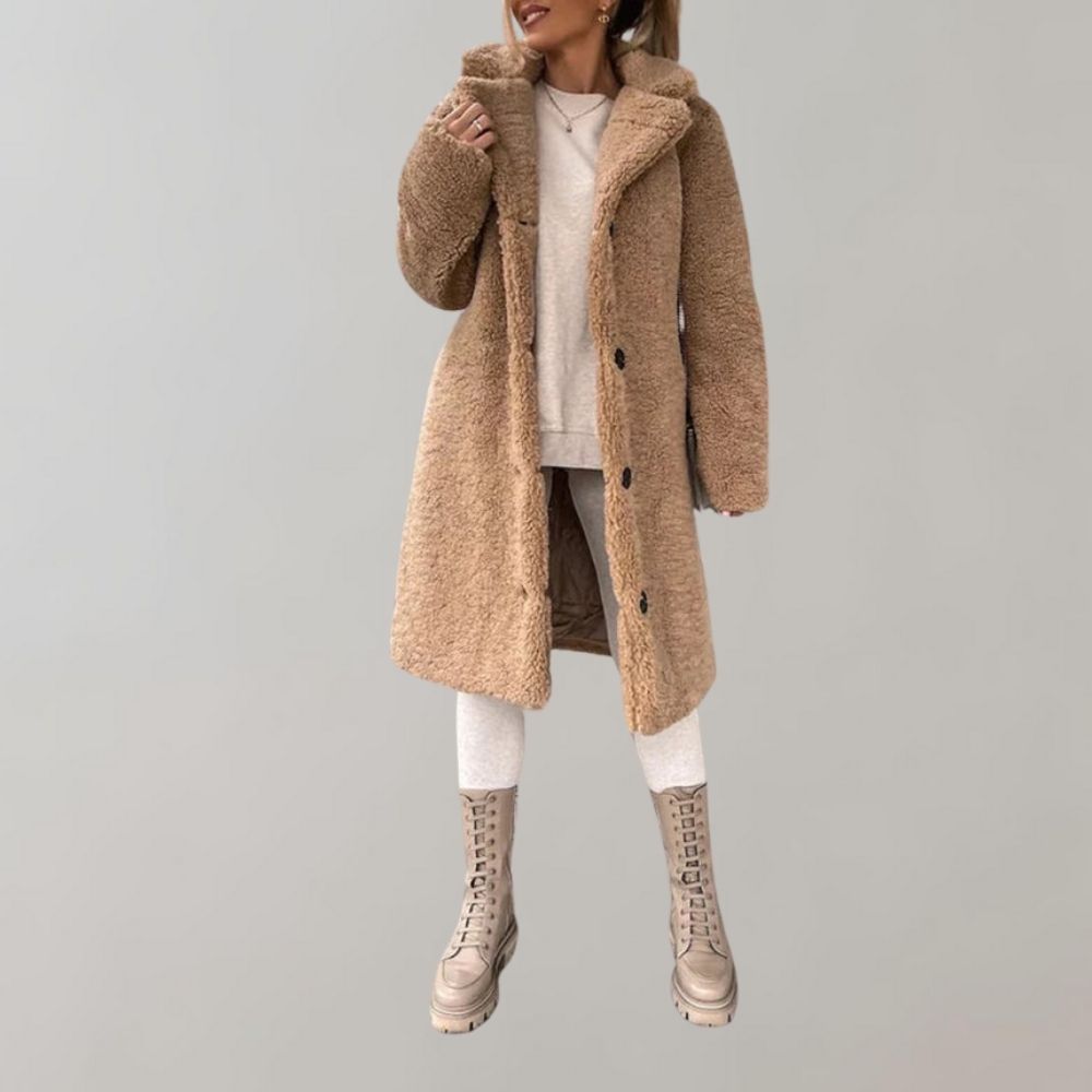 Beige Teddy Coat