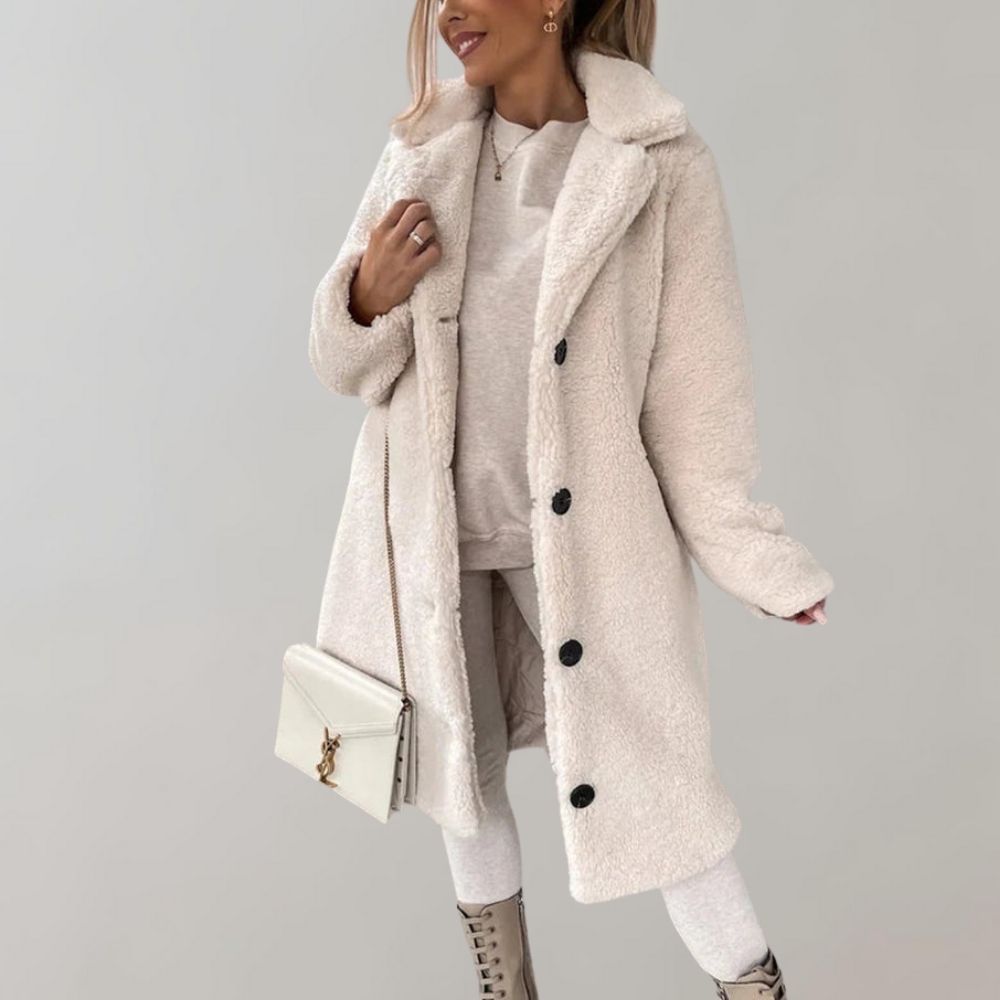 Beige Teddy Coat