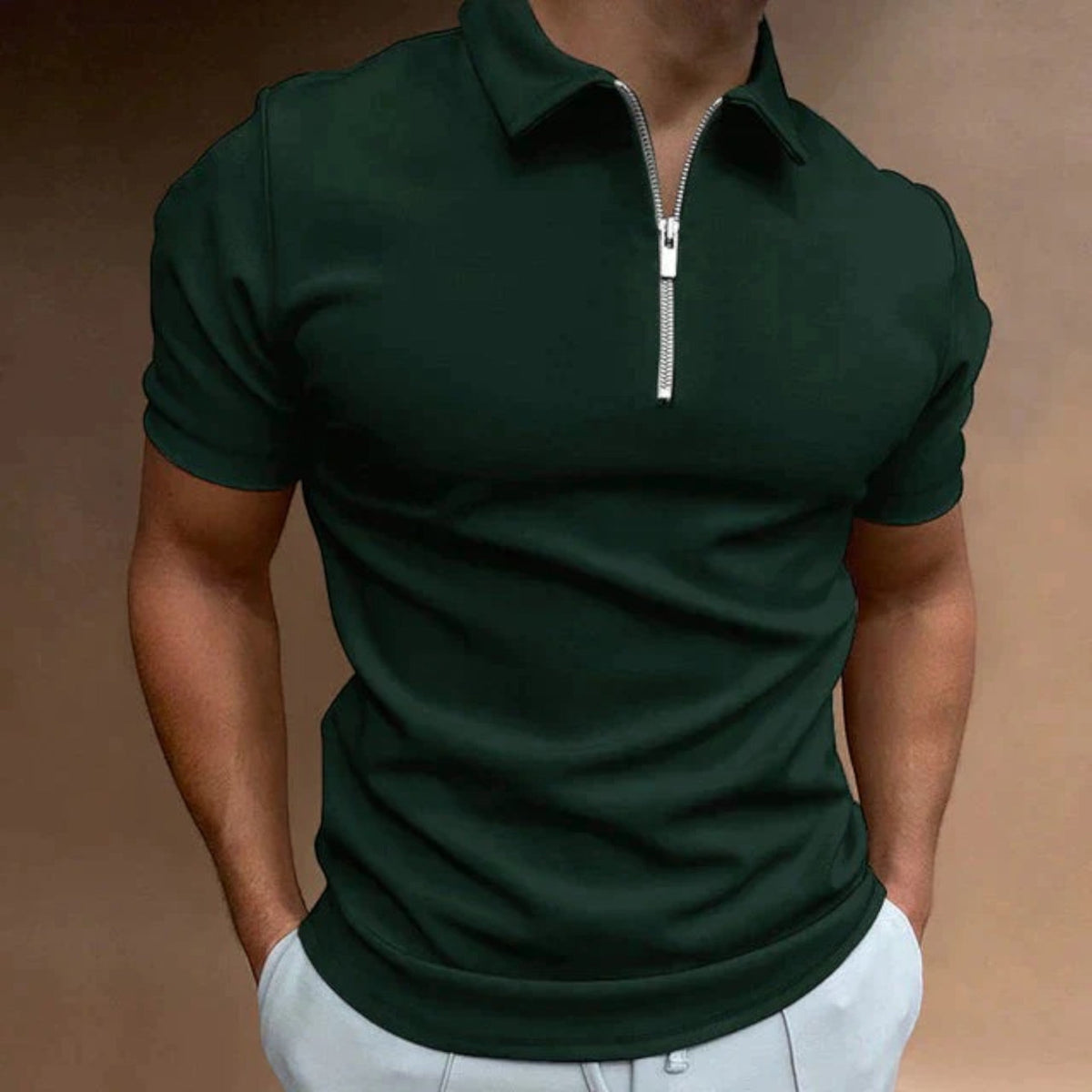 Hugo Half Zip Polo
