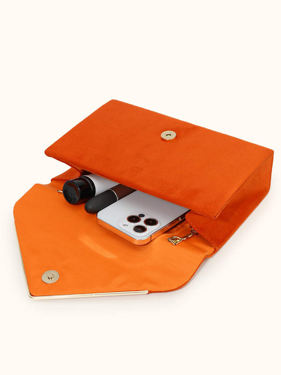 Velvet Envelope Clutch