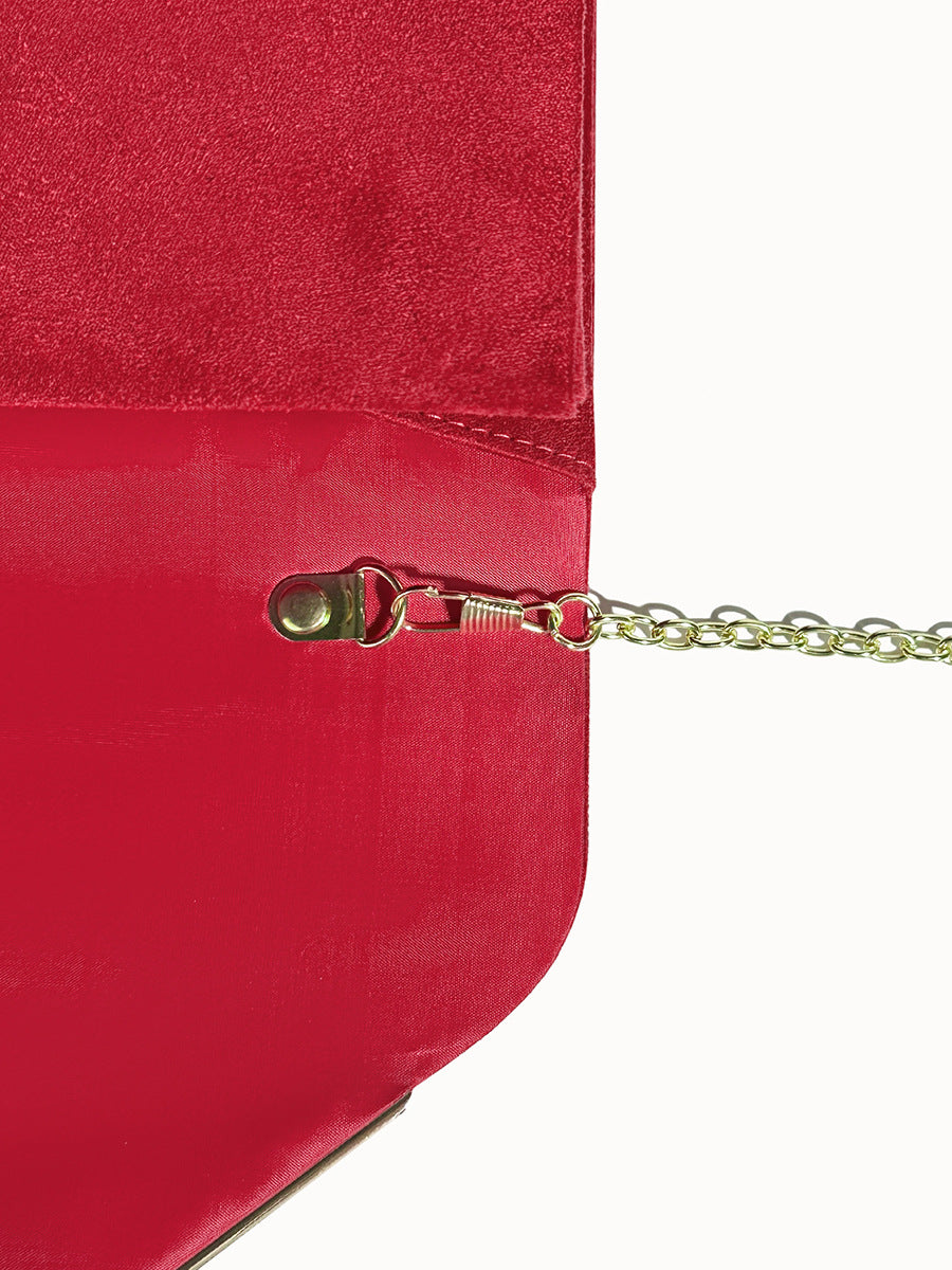 Velvet Envelope Clutch