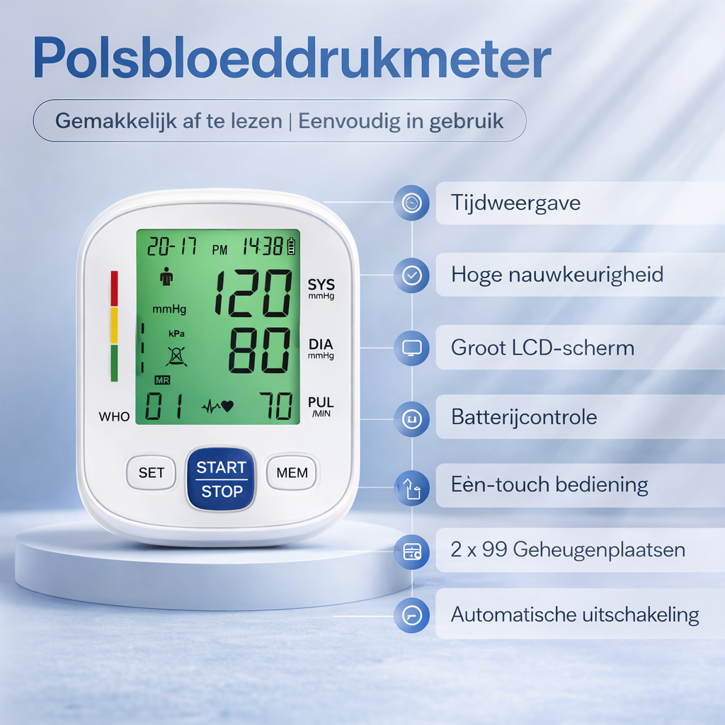 Automatic Wrist Blood Pressure Monitor