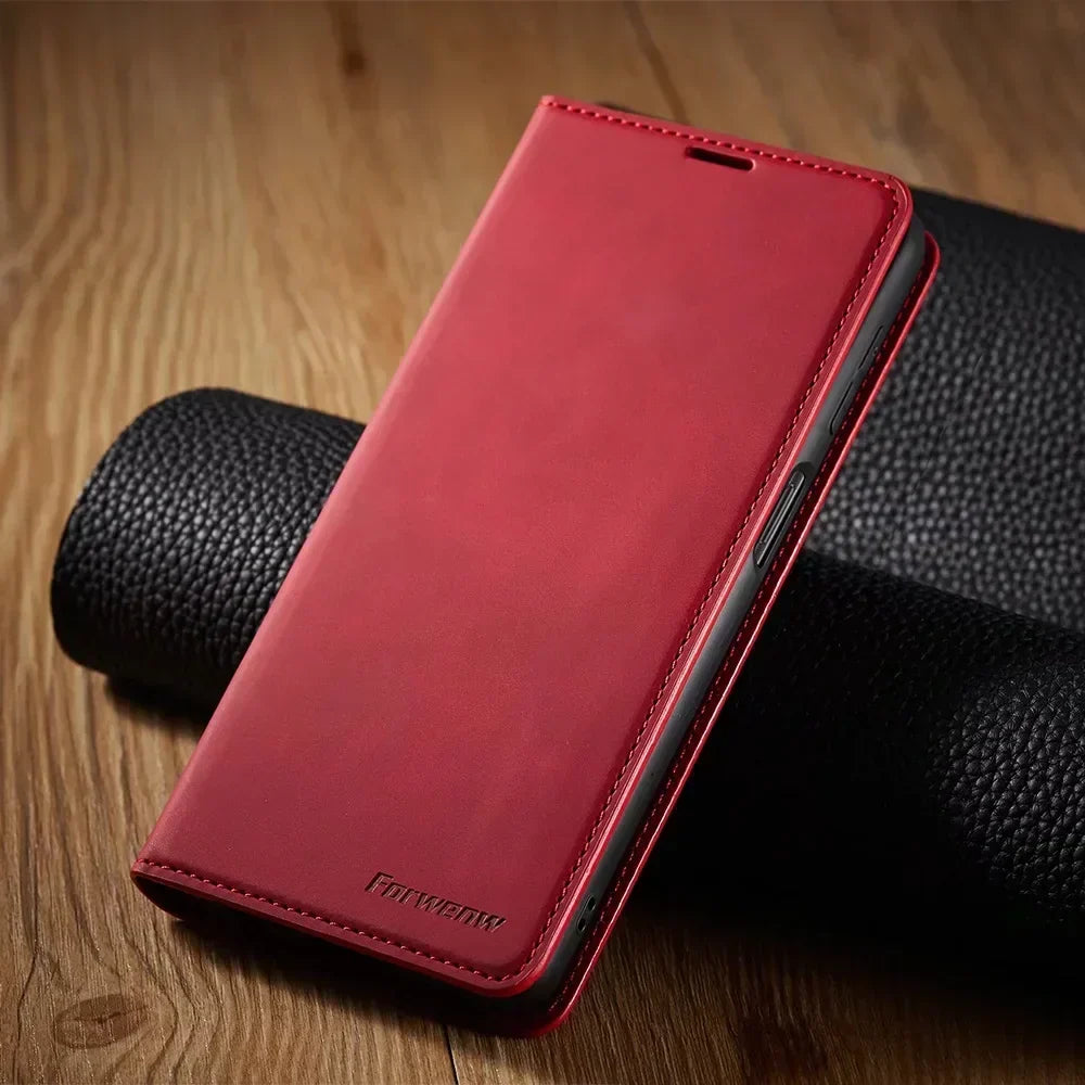Zenthra Magnetic Leather Case