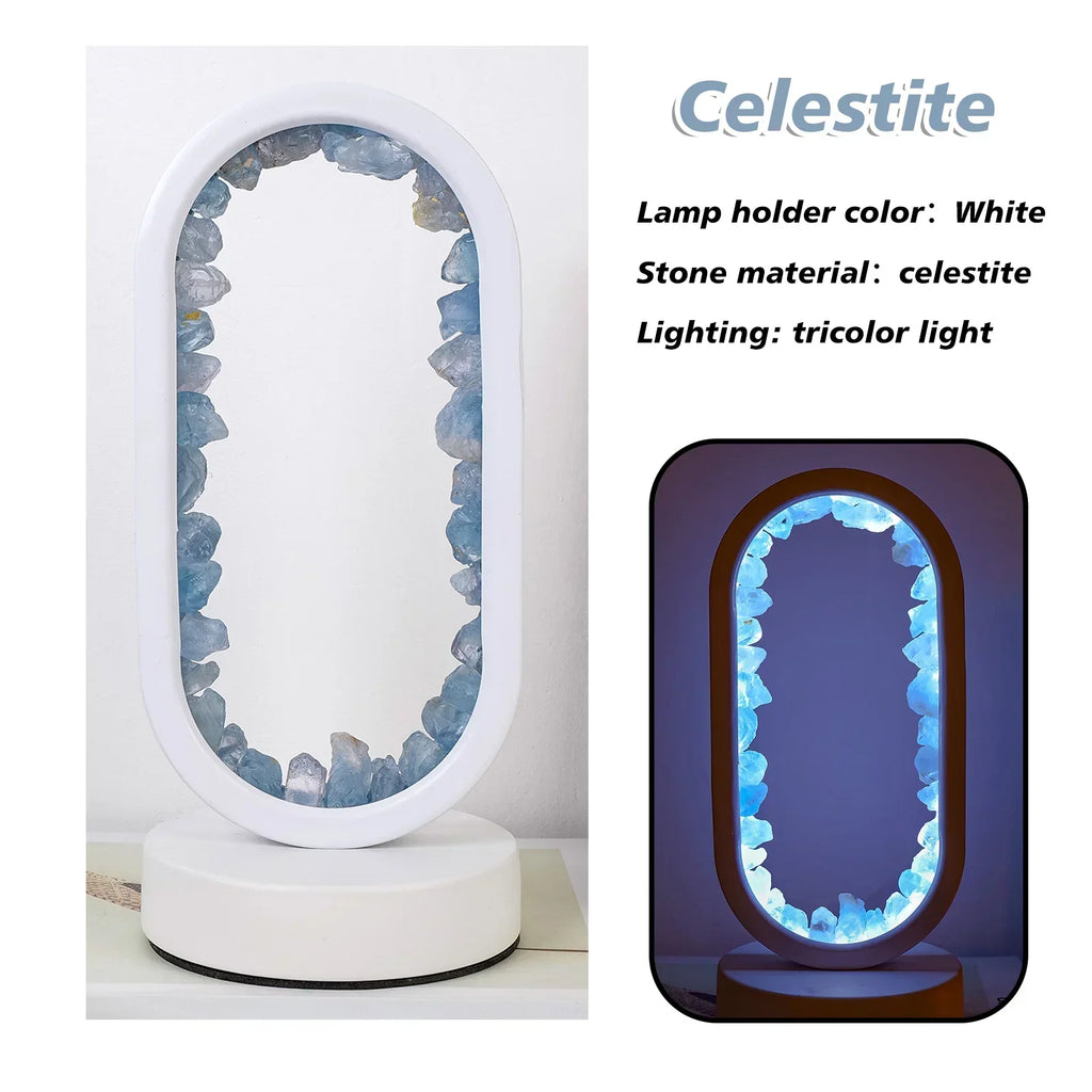 AuraStone Amethyst Lamp