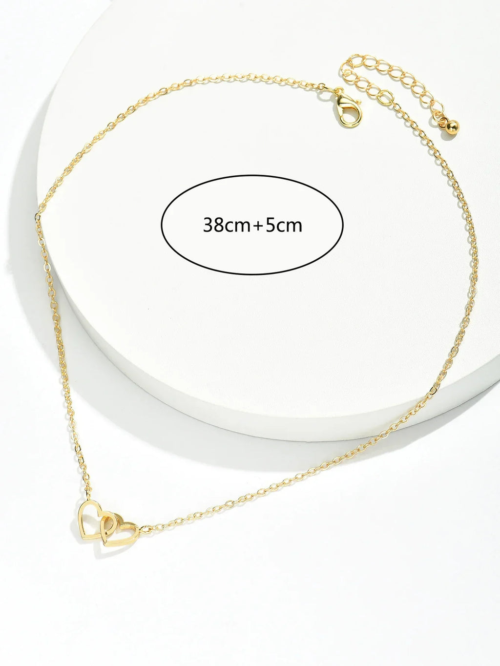 Double Heart Necklace