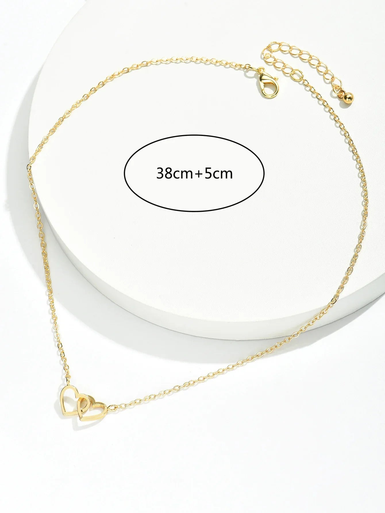 Double Heart Necklace