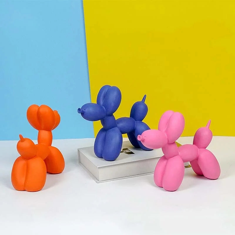 Matte Balloon Dog Sculpture